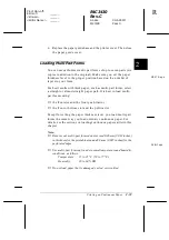 Preview for 81 page of Epson C276001 - FX 980 B/W Dot-matrix Printer User Manual