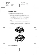 Preview for 94 page of Epson C276001 - FX 980 B/W Dot-matrix Printer User Manual