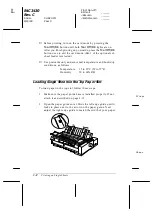 Preview for 100 page of Epson C276001 - FX 980 B/W Dot-matrix Printer User Manual