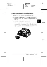 Preview for 103 page of Epson C276001 - FX 980 B/W Dot-matrix Printer User Manual