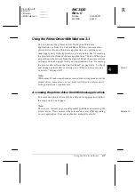 Preview for 115 page of Epson C276001 - FX 980 B/W Dot-matrix Printer User Manual