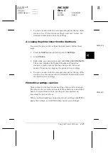 Preview for 121 page of Epson C276001 - FX 980 B/W Dot-matrix Printer User Manual