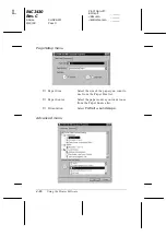 Preview for 122 page of Epson C276001 - FX 980 B/W Dot-matrix Printer User Manual