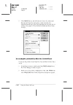 Preview for 126 page of Epson C276001 - FX 980 B/W Dot-matrix Printer User Manual