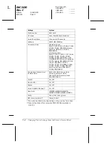 Preview for 134 page of Epson C276001 - FX 980 B/W Dot-matrix Printer User Manual