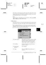 Preview for 147 page of Epson C276001 - FX 980 B/W Dot-matrix Printer User Manual