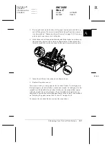 Preview for 179 page of Epson C276001 - FX 980 B/W Dot-matrix Printer User Manual