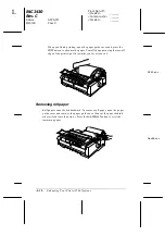 Preview for 190 page of Epson C276001 - FX 980 B/W Dot-matrix Printer User Manual