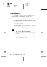 Preview for 194 page of Epson C276001 - FX 980 B/W Dot-matrix Printer User Manual