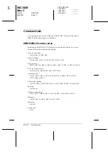 Preview for 208 page of Epson C276001 - FX 980 B/W Dot-matrix Printer User Manual