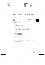 Preview for 209 page of Epson C276001 - FX 980 B/W Dot-matrix Printer User Manual