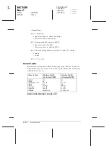 Preview for 210 page of Epson C276001 - FX 980 B/W Dot-matrix Printer User Manual