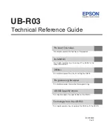 Preview for 1 page of Epson C32C824461 - UB R03 Print Server Technical Reference Manual