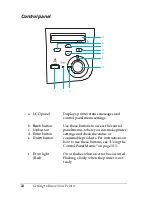 Preview for 24 page of Epson C4100 - AcuLaser Color Laser Printer Reference Manual