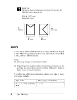 Preview for 52 page of Epson C4100 - AcuLaser Color Laser Printer Reference Manual