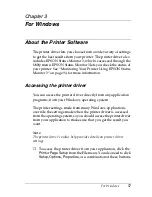 Preview for 57 page of Epson C4100 - AcuLaser Color Laser Printer Reference Manual