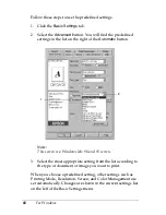 Preview for 60 page of Epson C4100 - AcuLaser Color Laser Printer Reference Manual