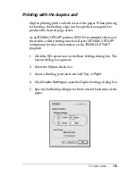 Preview for 135 page of Epson C4100 - AcuLaser Color Laser Printer Reference Manual