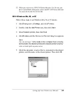 Preview for 169 page of Epson C4100 - AcuLaser Color Laser Printer Reference Manual