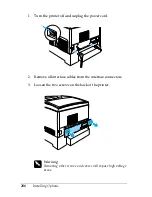 Preview for 206 page of Epson C4100 - AcuLaser Color Laser Printer Reference Manual