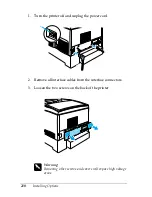 Preview for 210 page of Epson C4100 - AcuLaser Color Laser Printer Reference Manual