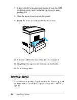 Preview for 216 page of Epson C4100 - AcuLaser Color Laser Printer Reference Manual