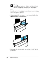 Preview for 218 page of Epson C4100 - AcuLaser Color Laser Printer Reference Manual