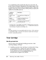 Preview for 222 page of Epson C4100 - AcuLaser Color Laser Printer Reference Manual