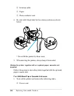 Preview for 244 page of Epson C4100 - AcuLaser Color Laser Printer Reference Manual