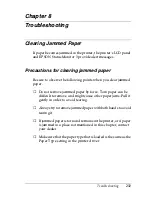 Preview for 251 page of Epson C4100 - AcuLaser Color Laser Printer Reference Manual