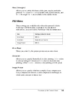 Preview for 345 page of Epson C4100 - AcuLaser Color Laser Printer Reference Manual