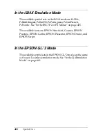 Preview for 408 page of Epson C4100 - AcuLaser Color Laser Printer Reference Manual