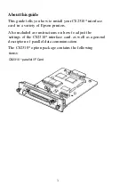 Preview for 6 page of Epson C82310 User Manual