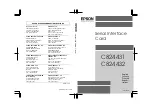 Предварительный просмотр 1 страницы Epson C824431 Manual