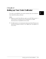 Preview for 16 page of Epson C850081 ( Color Calibrator) User Manual