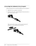 Preview for 17 page of Epson C850081 ( Color Calibrator) User Manual