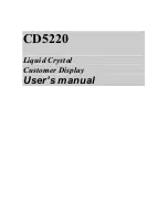 Preview for 1 page of Epson CD5220 User Manual