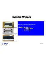 Preview for 1 page of Epson cLX-300+II RTP Service Manual