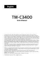 Preview for 2 page of Epson ColorWorks C3400 User Manual