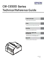 Epson ColorWorks C6500Ae Technical Reference Manual preview