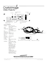 Preview for 5 page of Epson Crystal Image Video Projector Specifications