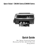 Epson CX4200 - Stylus Color Inkjet Quick Manual preview