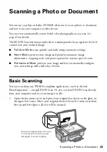 Preview for 43 page of Epson CX5800F - Stylus Color Inkjet Basic Manual