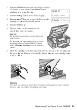 Preview for 51 page of Epson CX5800F - Stylus Color Inkjet Basic Manual