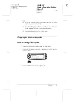 Предварительный просмотр 17 страницы Epson CX6600 - Stylus Photo Printer Operation Manual