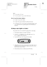 Предварительный просмотр 27 страницы Epson CX6600 - Stylus Photo Printer Operation Manual