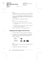 Предварительный просмотр 30 страницы Epson CX6600 - Stylus Photo Printer Operation Manual