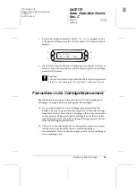 Предварительный просмотр 45 страницы Epson CX6600 - Stylus Photo Printer Operation Manual