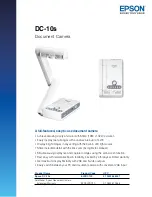 Preview for 1 page of Epson DC-10s - Document Camera Brochure & Specs
