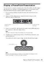 Preview for 13 page of Epson DC-10s - Document Camera User Manual